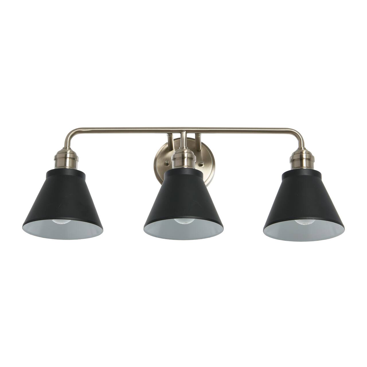 Hello Honey® Robert Stevenson Lighting Josie Metal 3-Light Vanity with Shades